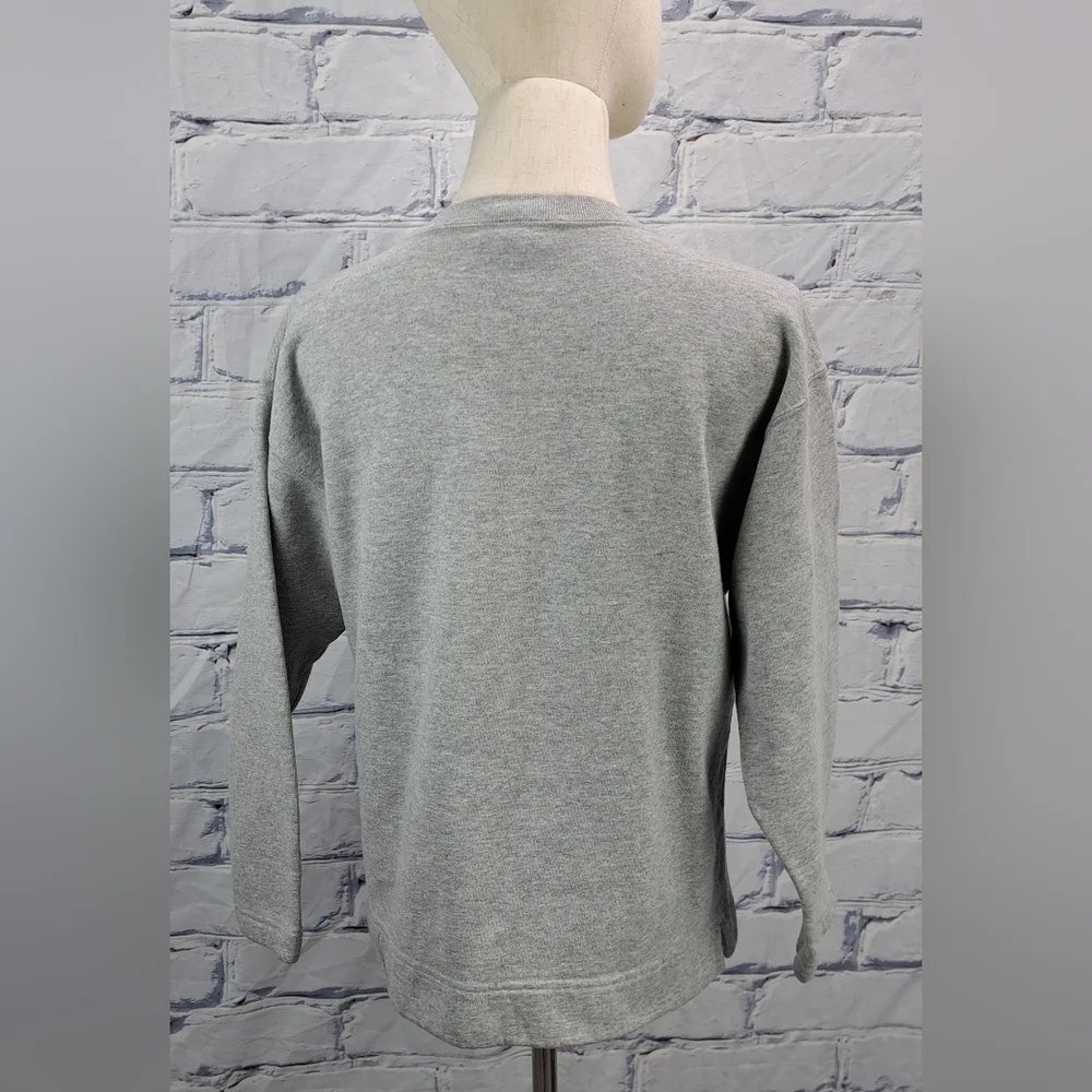 Tommy Hilfiger Tommy Jeans Women's Sweater Vintage 90s Y2K Spell Out Gray Medium - Picture 8 of 11